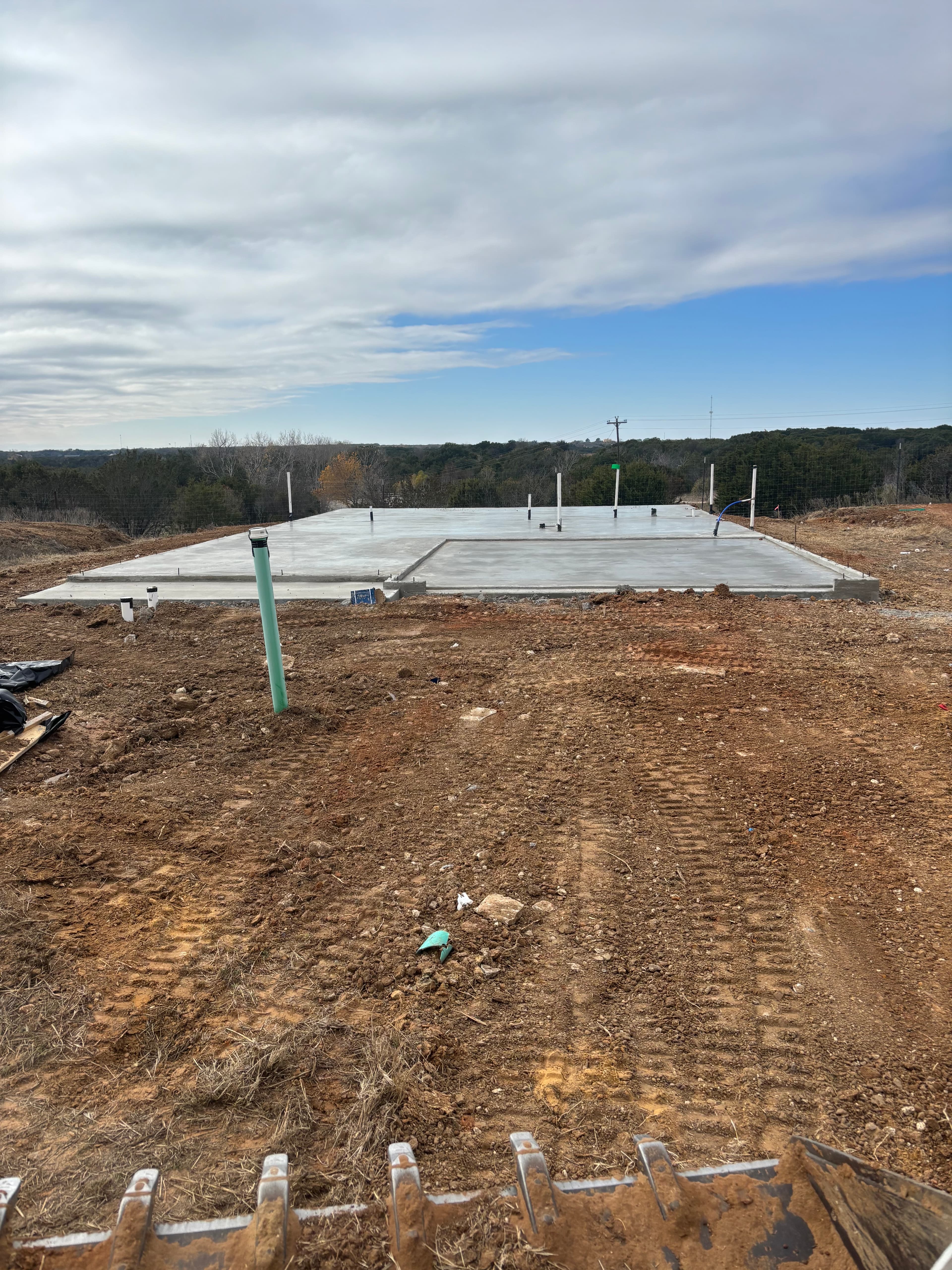 Residential foundation grading and site preparation in North Texas